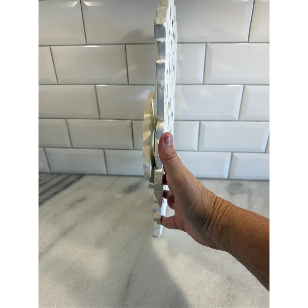 Shabby Chic/farmhouse White Foldable Wall Shelf Wood/mdf GW994